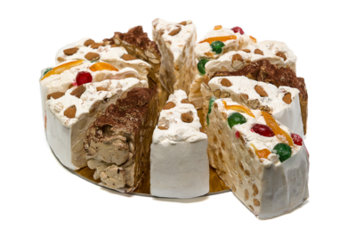 Torta di torrone tenero ai gusti misti