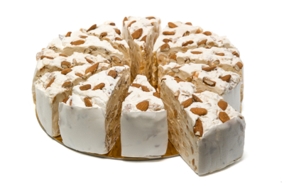 Torta di torrone tenero alla mandorla